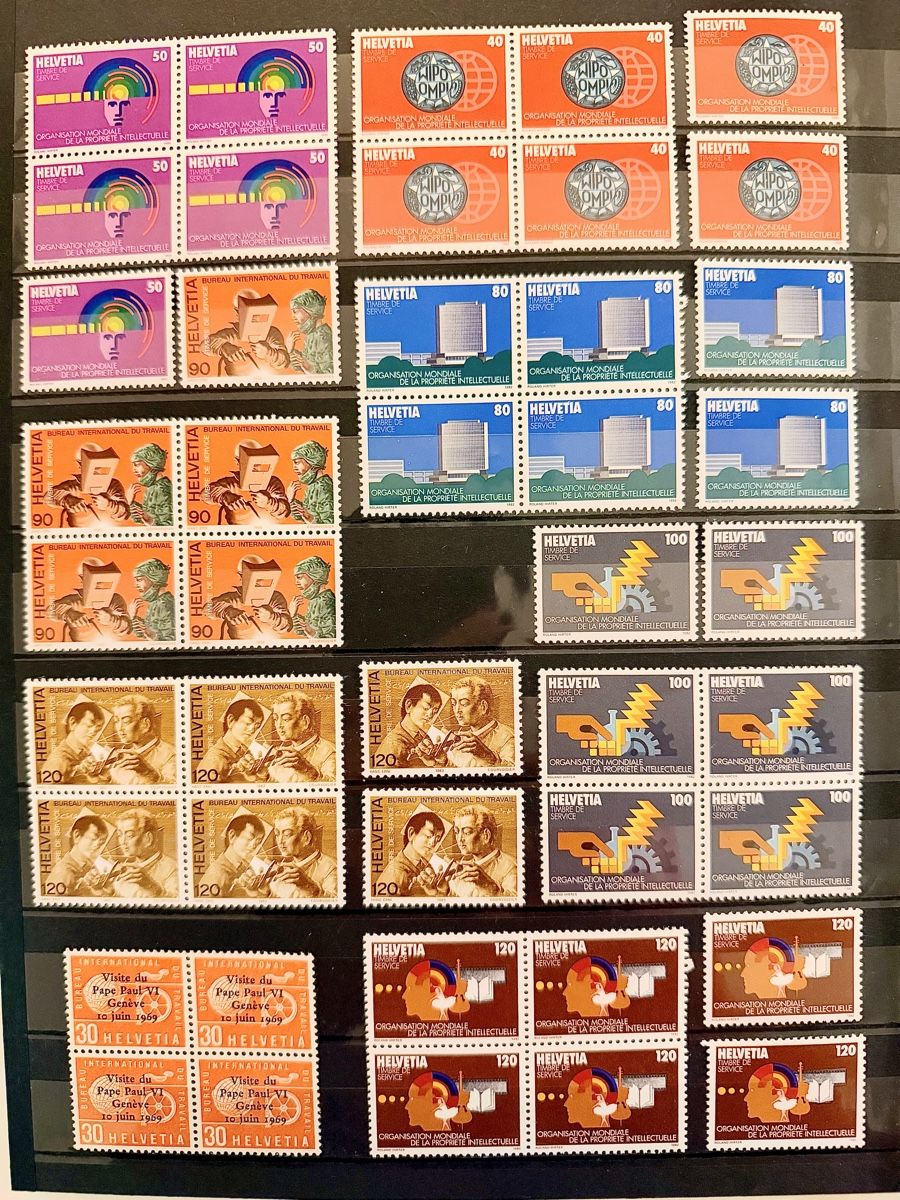 Tous les timbres: Dienstmarken CHF 144.20.- postfrisch – Neuf (Voir description) à Glattbrugg par Artos67 1