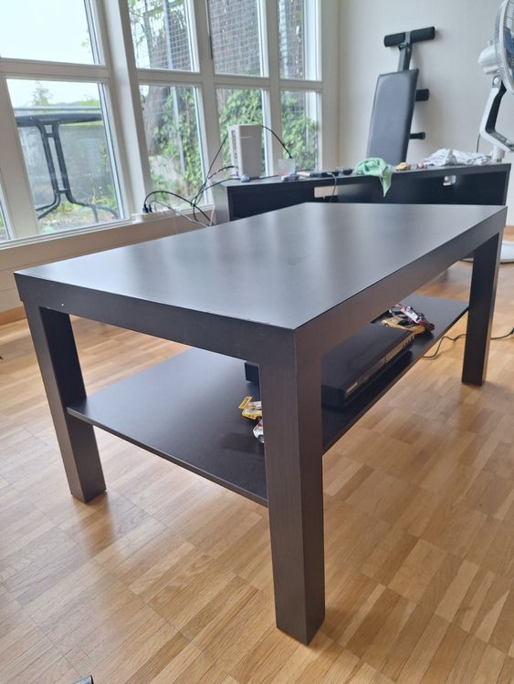 IKEA Lack Couchtisch in Schwarzbraun; (90x55cm) im Sale