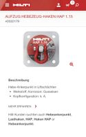 Hilti Lastanschlagpunkt HAP 1.15 mit 4 M12 Segmentanker