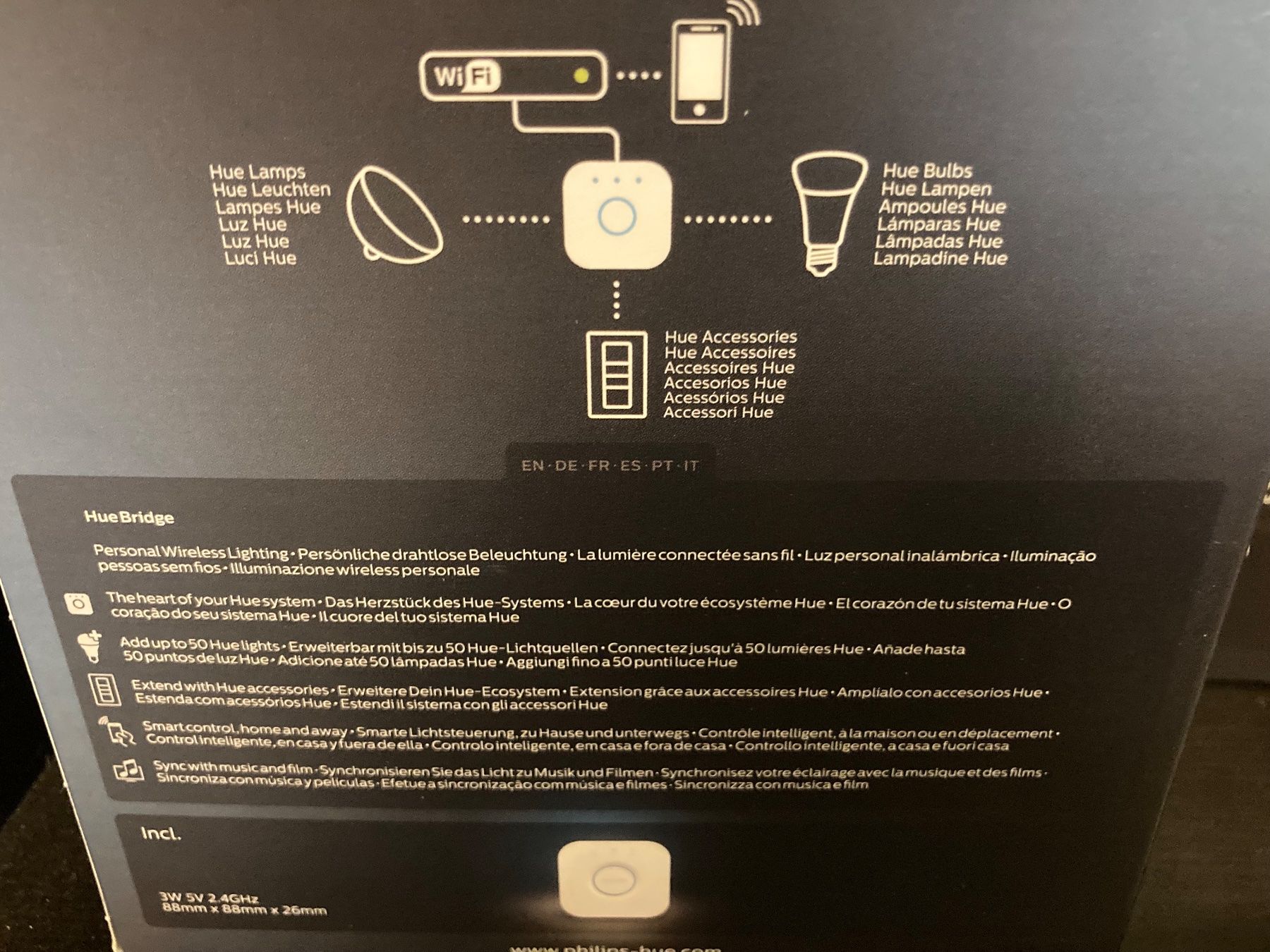 Philips Lampen: Philips Hue Zubehör Bridge weiss – Neu und originalverpackt aus Dagmersellen von  1