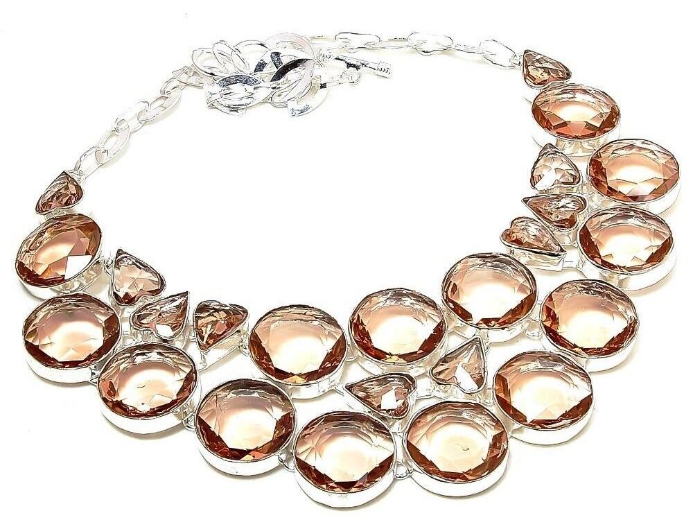 Catenine: Morganite Faceted Gemstone – Nuovo e nell'imballaggio originale da Gächlingen venduto da CHARLEZGIFTS 1