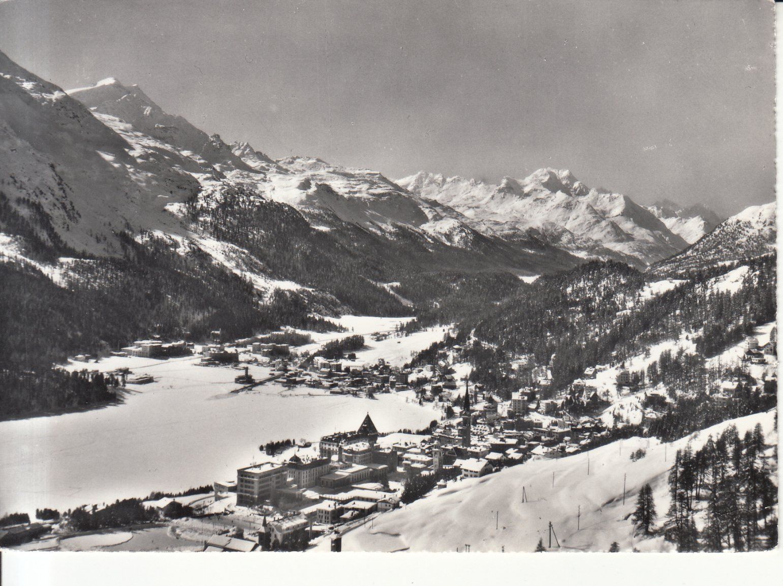 Cartoline postali: St. Moritz ca. 1950 – Usato da Bürglen TG venduto da StampGraf