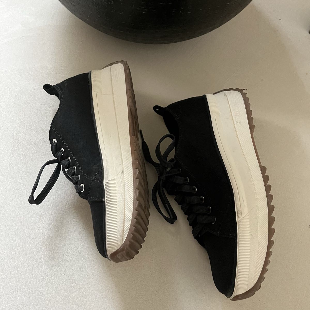 Scarpe da uomo: Cooler Turnschuh Stoff Tom Tailor 39 – Nuovo (secondo la descrizione) da Buochs venduto da charlie18 1
