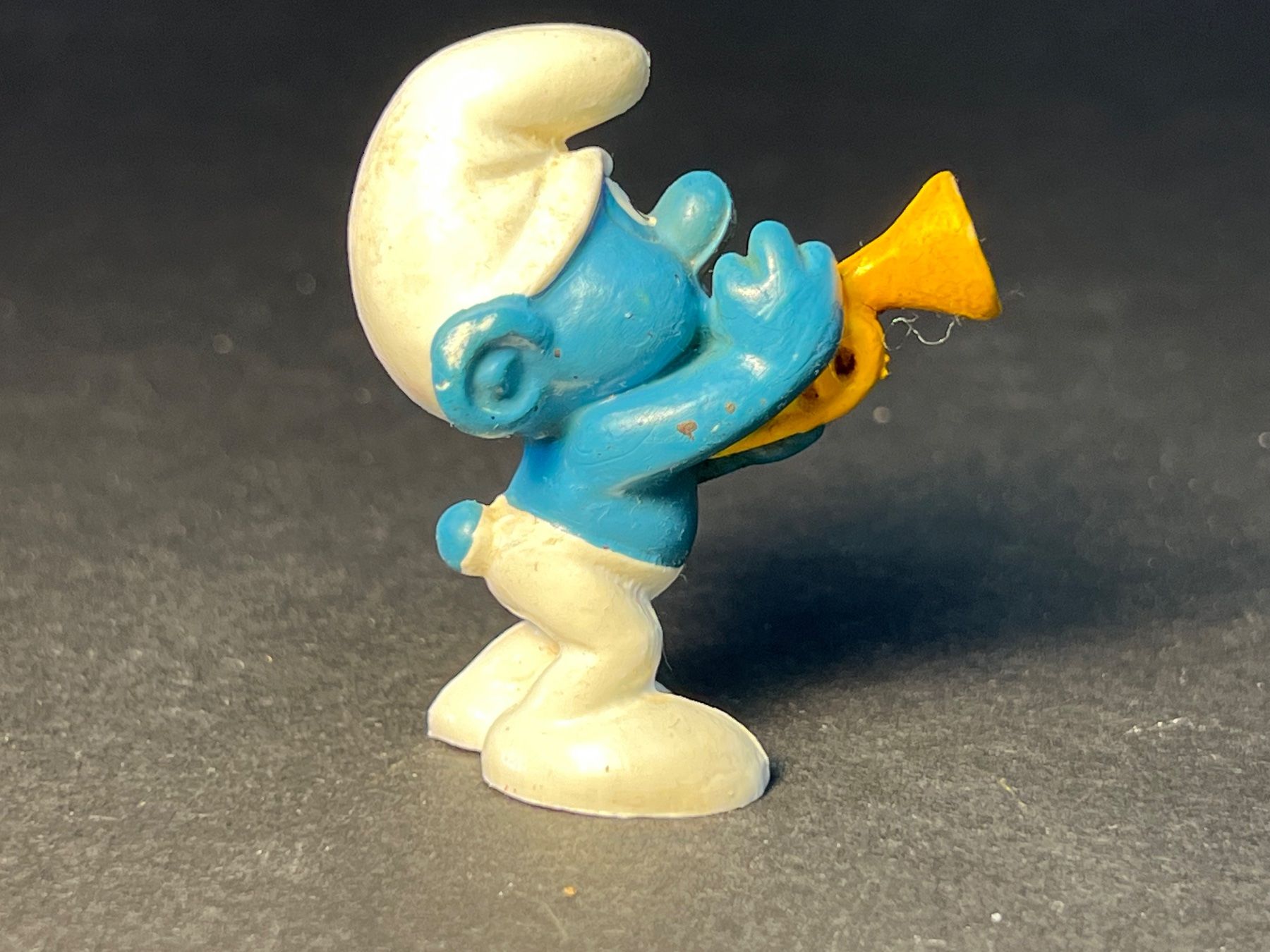 Bullyland Statuette: 20072 Schlumpf mit Horn – Usato da Ennetbaden venduto da mapa05 1