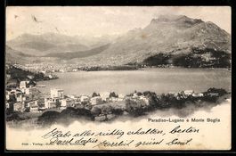 AK Paradiso-Lugano, Veduta generale e Monte Boglia