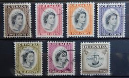 Grenada British Kat. 183-189 gest. 1963 Kat. 102 Euro