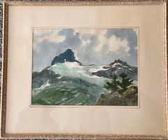 Nyfeler Albert. Hockenhorn von der Lauchernalp aus