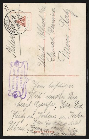 Cartoline postali: Schwägalp, Bergidyll mit Säntiskette – Usato da Berlin venduto da bartko-reher 1