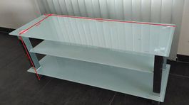 Meuble TV en verre