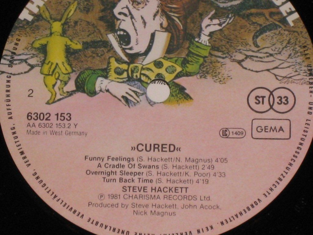 Vinyles: LP - STEVE HACKETT - CURED – D'occasion à Steckborn par Quo7 2