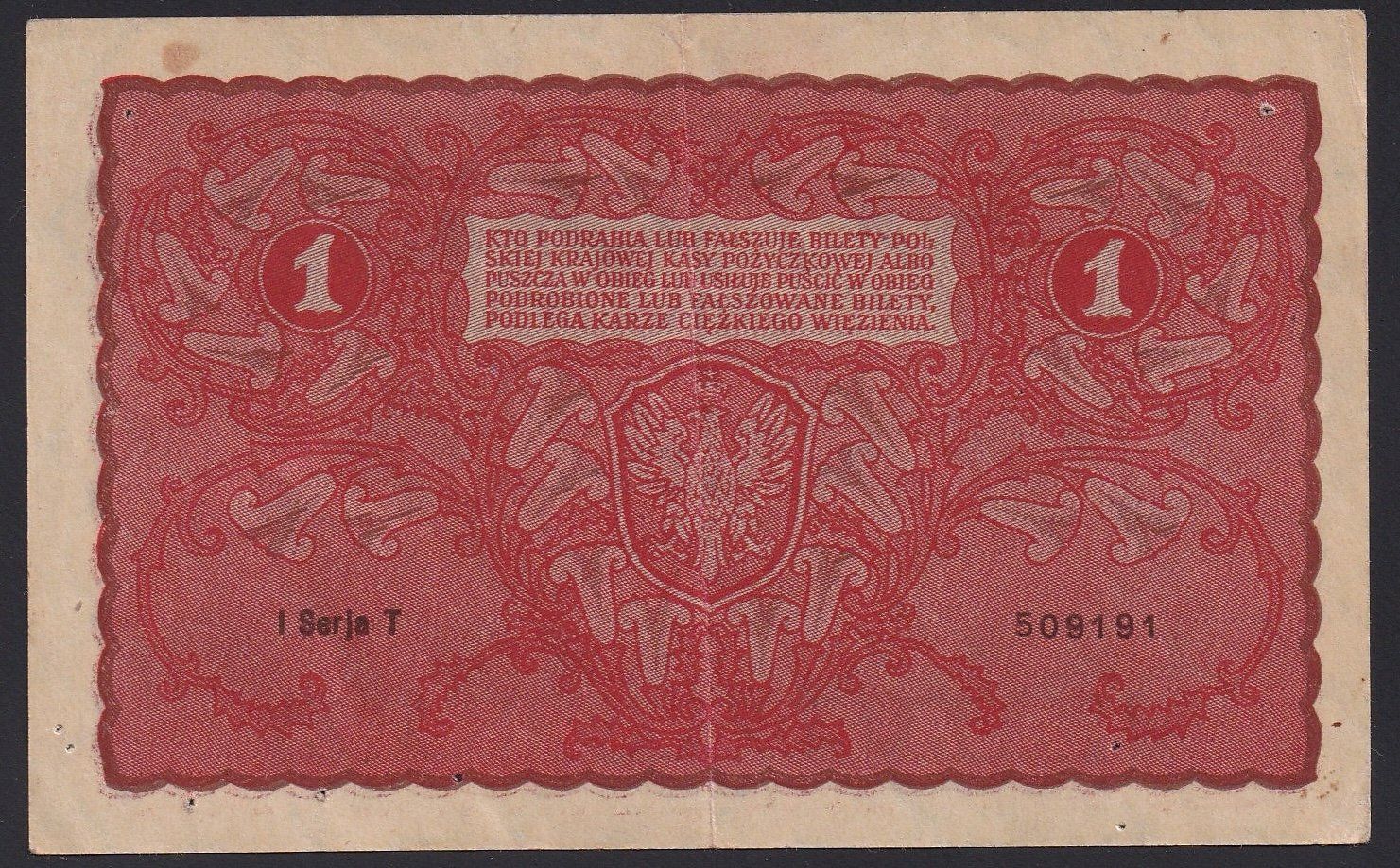 Banconote: Polen 1 Marka 1919 – Usato da Brugg AG venduto da banknoten_muesli 1