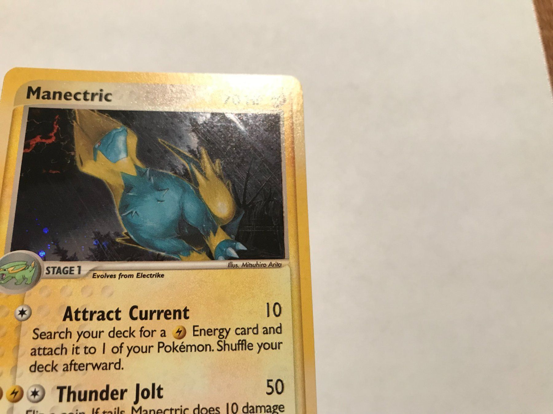 Pokémon Sammelbilder & Trading cards: Manectric holo Ruby & Sapphire – Neu (gemäss Beschreibung) aus Hagendorn von Pokecollectorch 2