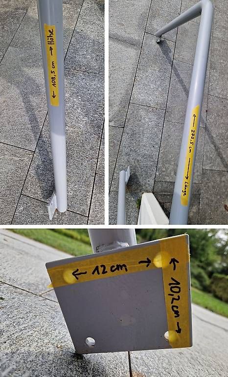 Balustrades: Geländer Garten Handlauf, metall, grau – D'occasion à Luzern par ricola50 5