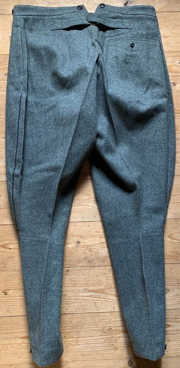 Schweizer Armee Pantaloni: Einfache Reithosen der CH Armee Grösse 47/76 – Usato da Goldingen venduto da Bergler012 3