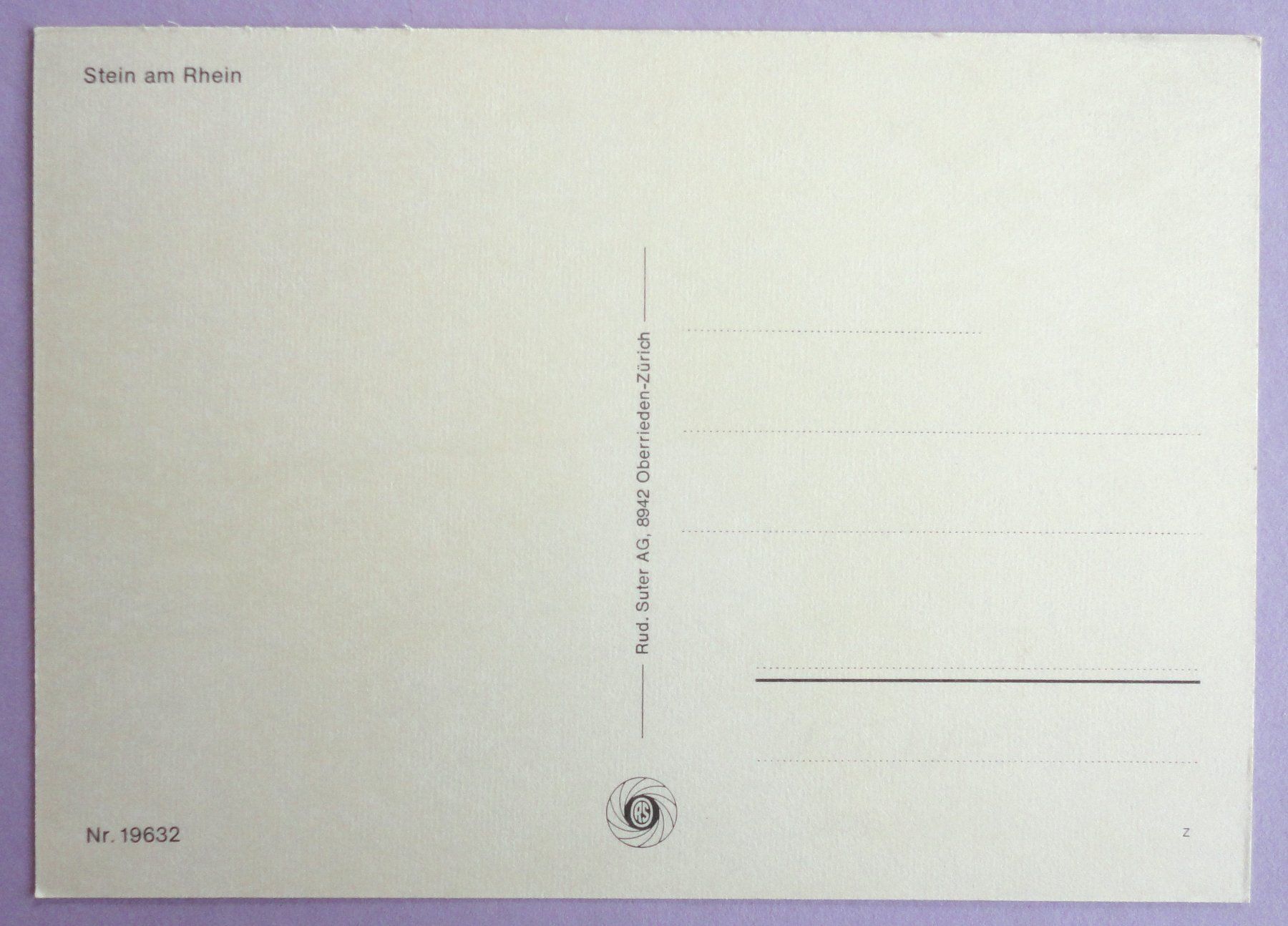 Cartoline postali: Stein am Rhein – Usato da Fétigny venduto da Billy2miny 1
