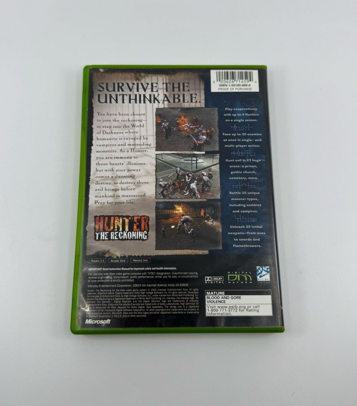 Giochi: Hunter The Reckoning (XBOX) – Usato da Herisau venduto da Seyashop1 2