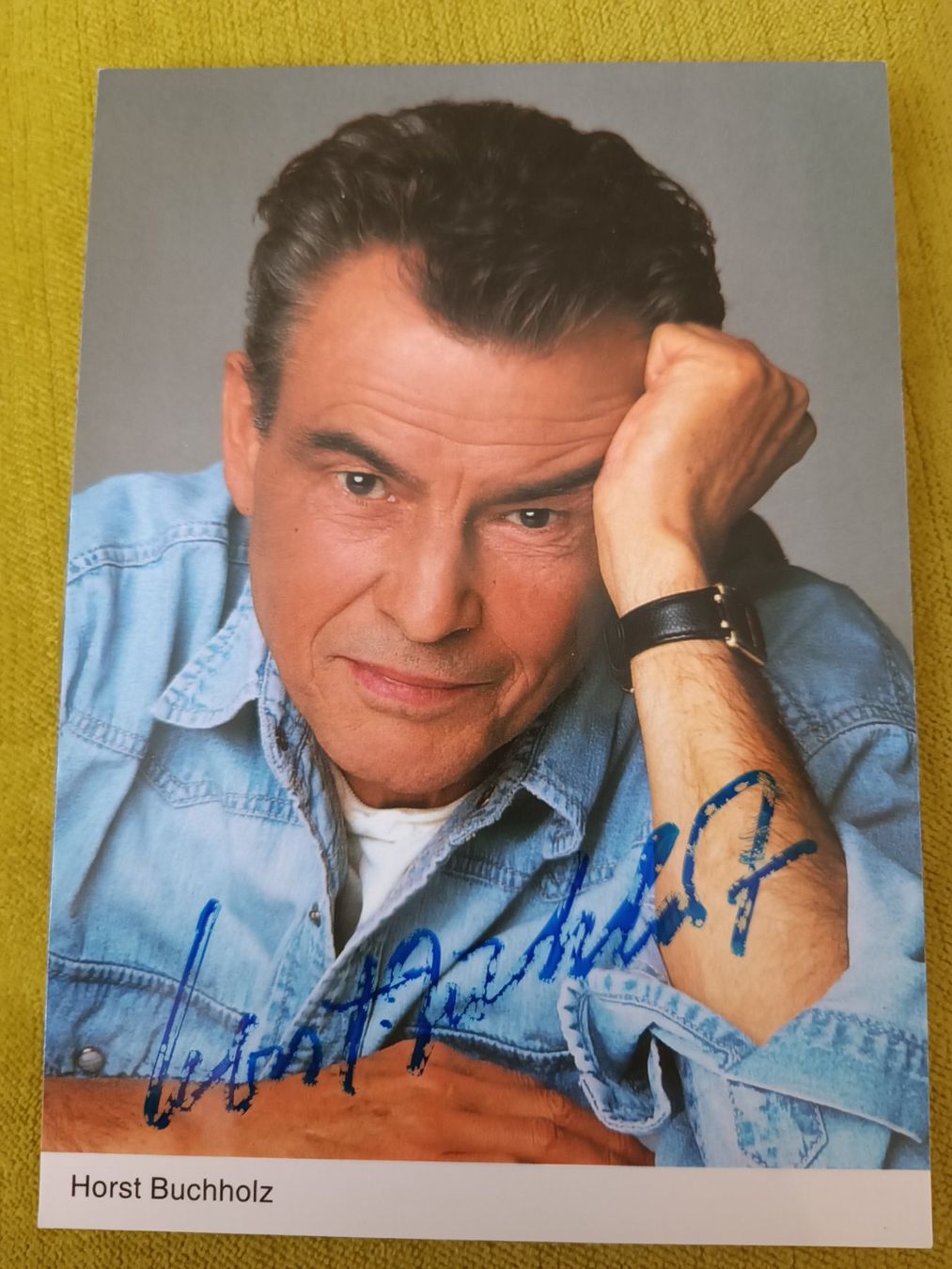 Autogramme: Horst Buchholz - handsigniert – Gebraucht aus Menziken von Artographs