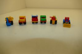 6xPlastik Spielzeugautos Einheit 2
