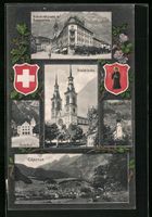 Glarus, Gesamtansicht, Bahnhofstrasse un