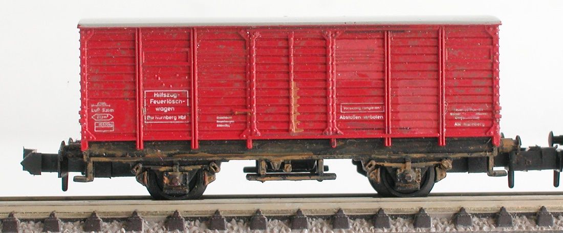 Trix Modellini di ferrovie: Minitrix Güterwagen-Set 5-teilig Spur N – Usato da Oberwil BL venduto da Klang 5