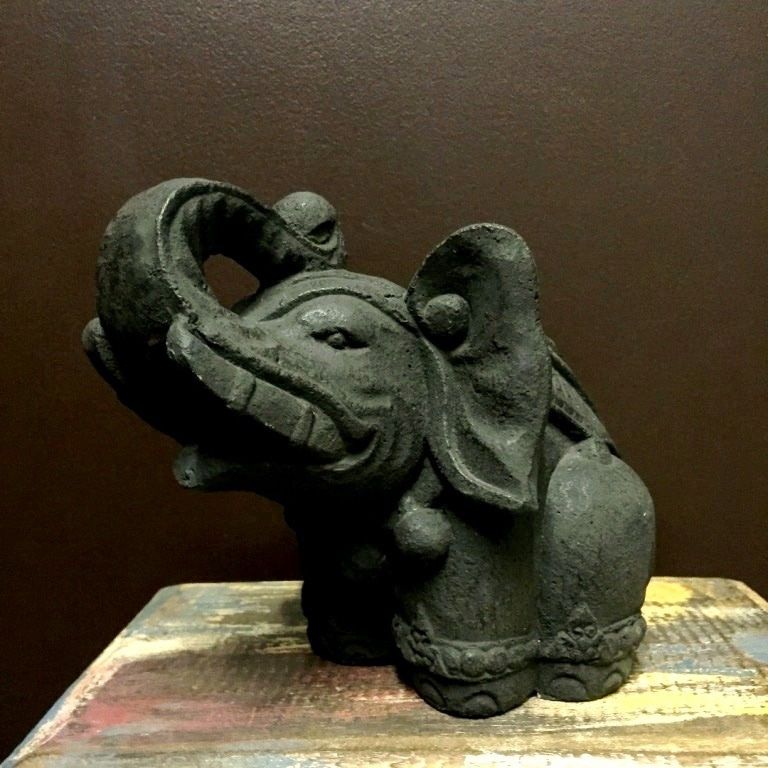 Sculture & Statue: Elephant Steinguss Bali 20cm – Nuovo (secondo la descrizione) da Lenggenwil venduto da Unique_ 1