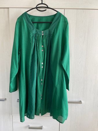 Gudrun Sjödén Baumwolle Kleid / Tunika  - Gr. L