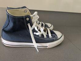 converse bleu, tissu, 35