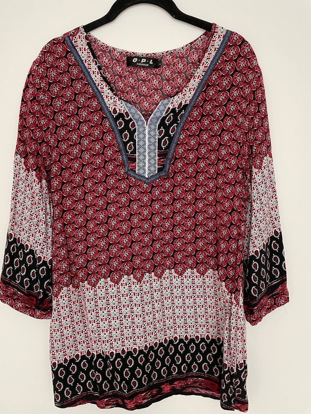 Blusen: Tolle Bluse, bunt, knitterfrei – Gebraucht aus Bronschhofen von Sommernacht03