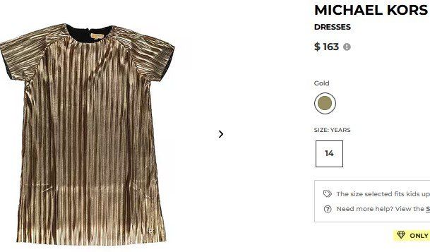 Michael Kors Kleider & Röcke: Michael Kors Kleid / robe 10 / 130 cm – Gebraucht aus Collonges von arashee 5