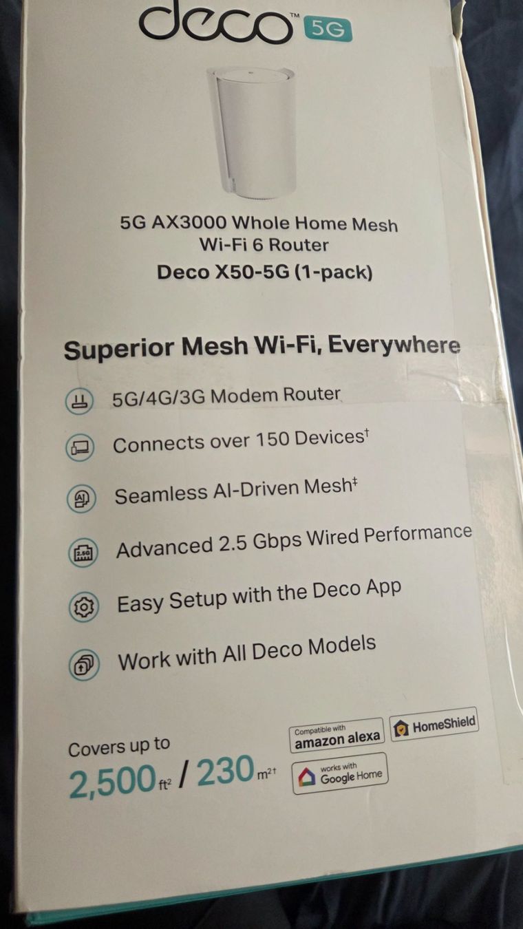 TP-Link Modem & Router: Tp-link Deco X-50-5G Routeur 5G – Usato da Neuchâtel venduto da A.S.J 4