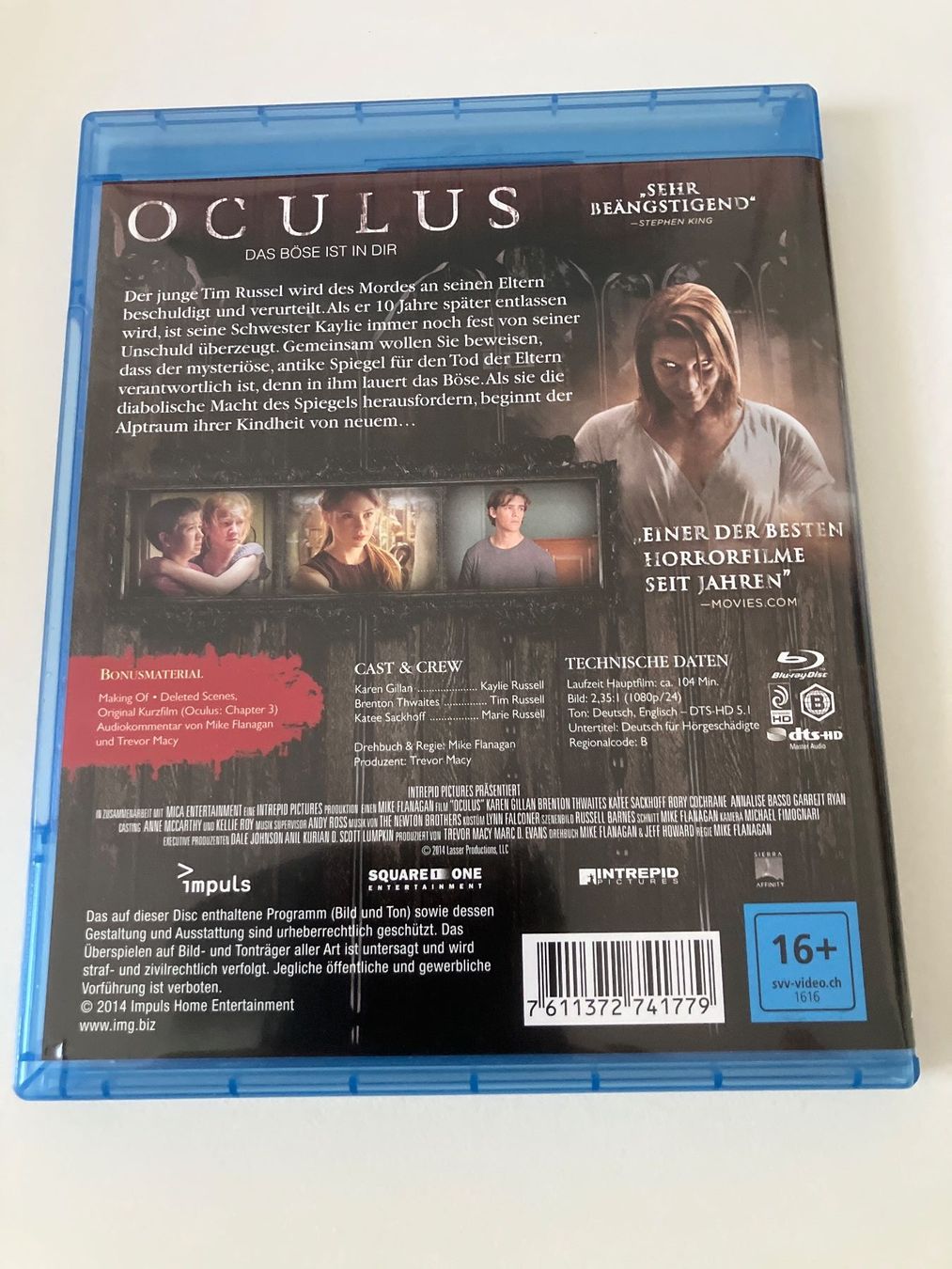 Tutti i DVDs: Oculus [Blu-ray] Sackhoff, Katee, Gillan, Karen – Usato da Arbon venduto da Sugofresser 1