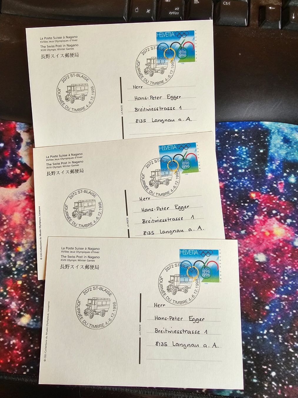 Tous les timbres: CH TDB KARTEN 1991/ 98 – D'occasion à Dintikon par bonita099 1