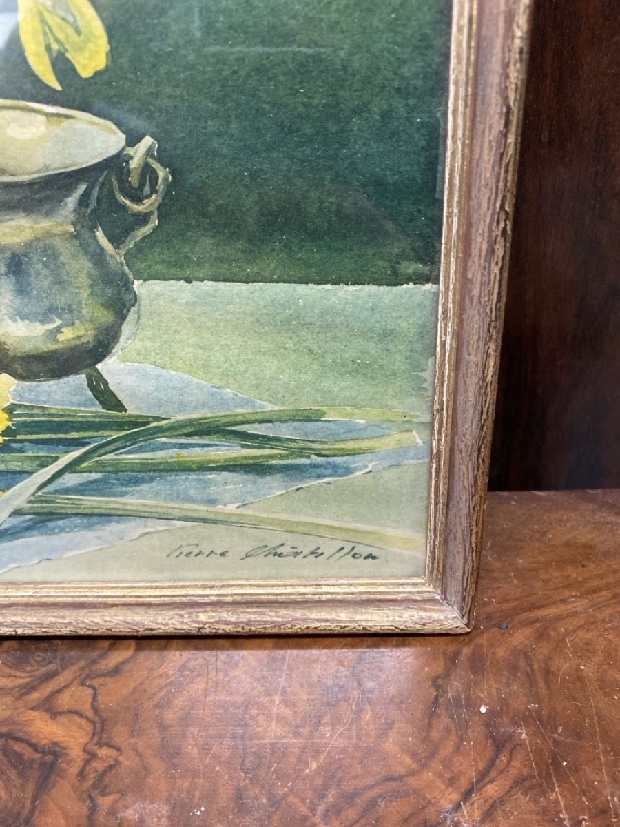 Dipinti: Tableau Jaunes signée de Pierre Châtelion, printemps! 55 – Usato da Le Locle venduto da rya_m6j7 1