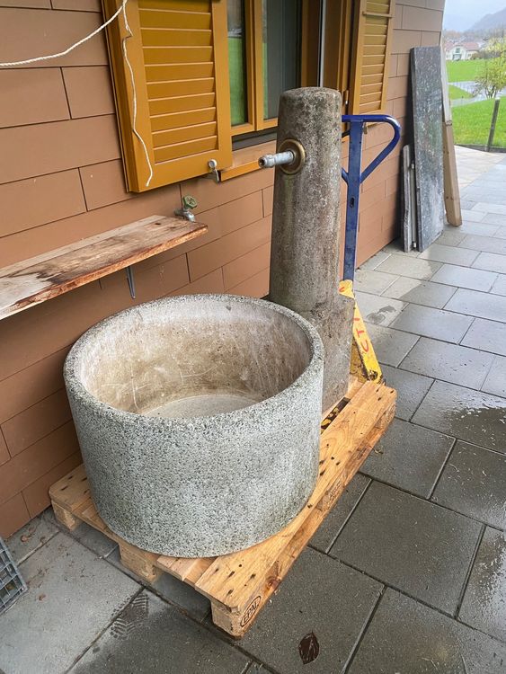 Steinbrunnen, Brunnen für in den Garten Kaufen auf Ricardo