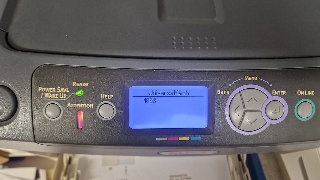 Oki Stampanti: OKI 7411 WT Transfer Drucker mit weiss Toner – Usato da Fischbach LU venduto da largochiwa 2