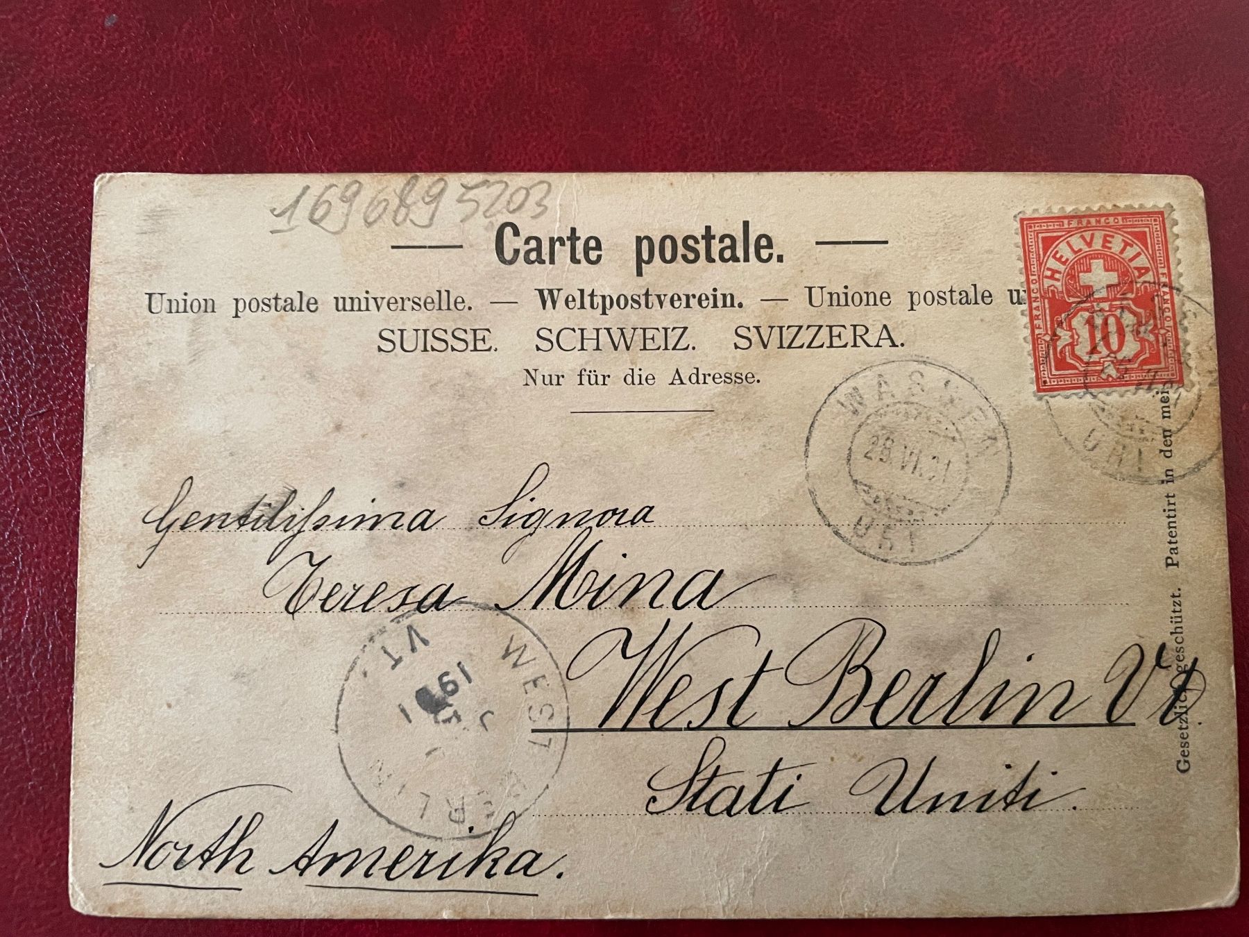 Cartoline postali: Wassen Uri 1901 – Usato da Faido venduto da Luca555 1