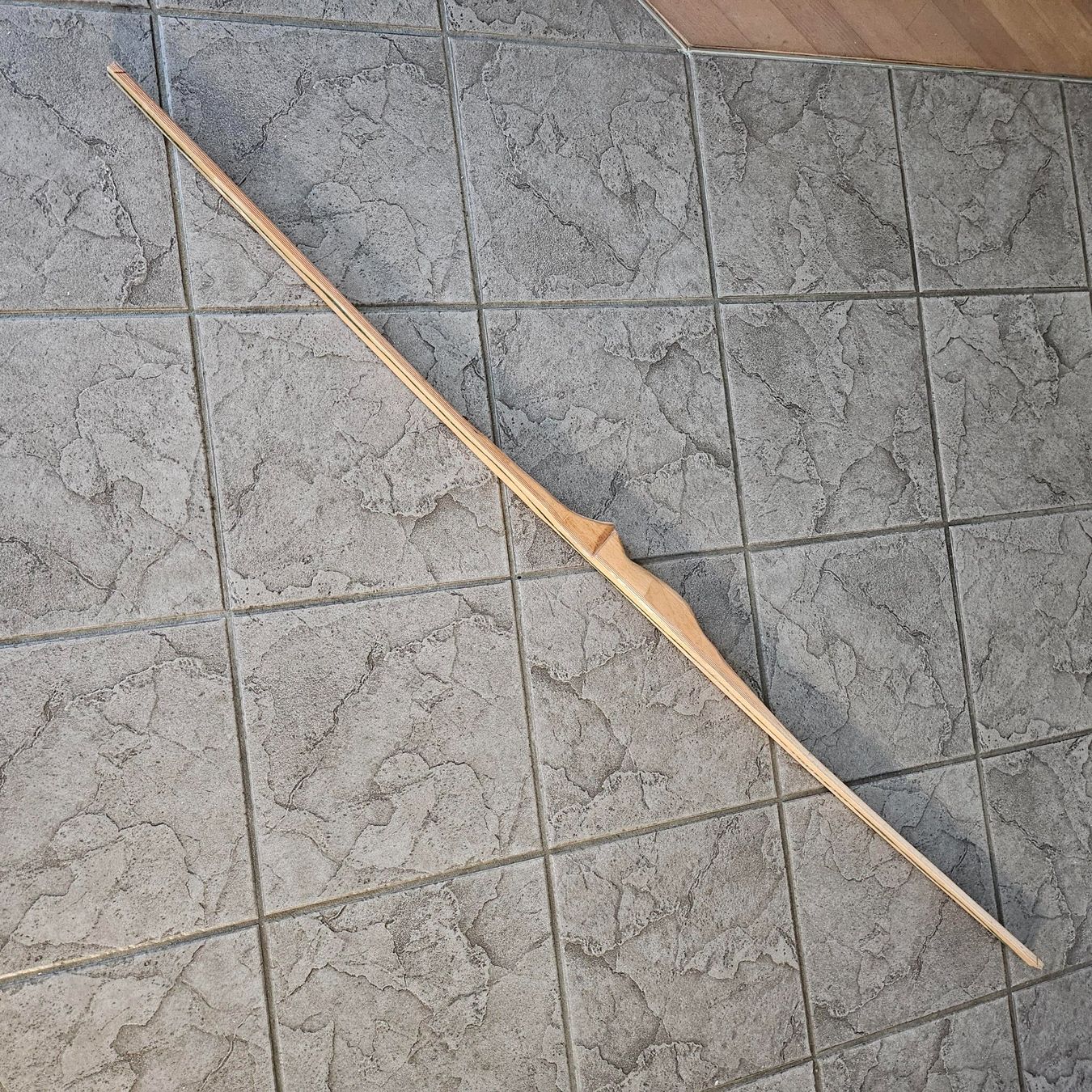 Tiro con l'arco: 153cm Langer Flachlangbogen, Laminiert, Rohling – Usato da Weisslingen venduto da PfeilBogenMesser