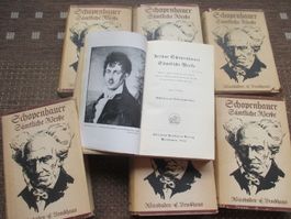 Schopenhauer Sämtliche Werke 7 Bände Brockhaus Wiesb. 1948