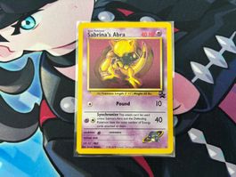 2000 POKEMON Sabrina‘s Abra Wizards Black Star Promo 019