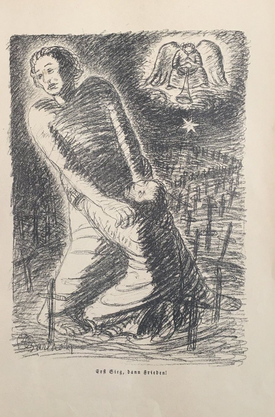 Grafica & Litografie: Ernst Barlach "Erst Sieg, dann Frieden" – Usato da Nennigkofen venduto da juhit