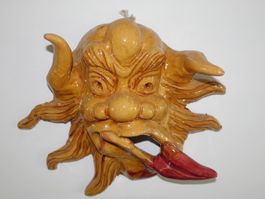 Wandmaske - Italienische Keramik aus Seminara, 26 x 23 cm
