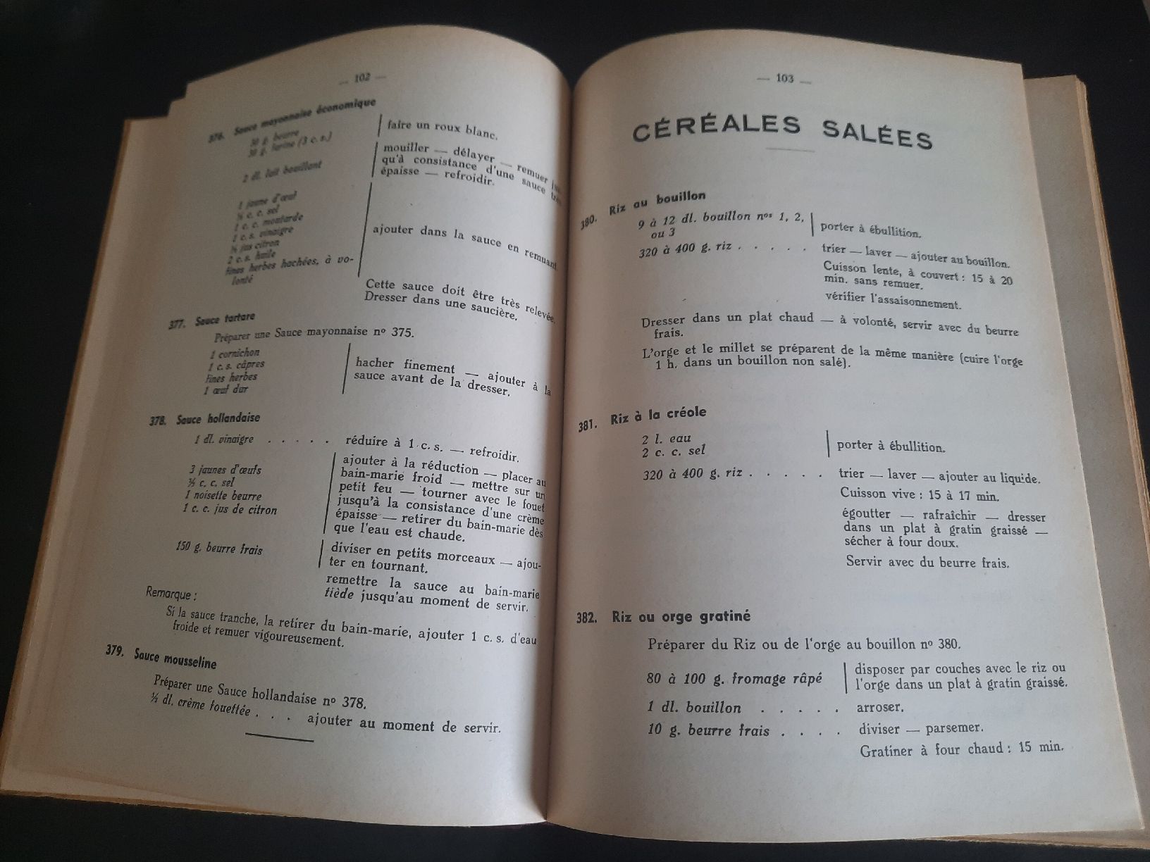 Livres: RECETTES CULINAIRES, instruction publique , 1957 – D'occasion à Le Locle par marylise01 2