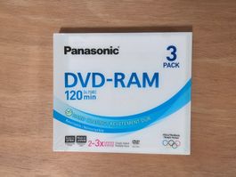 Panasonic LM-AF120LE3 DVD-RAM 4.7 GB 3er-Pack – OVP