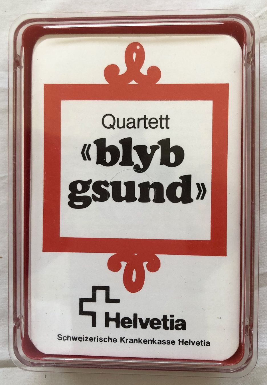 Giochi: Werbequartett - "blyb gsund" – Usato da Schaffhausen venduto da durruti