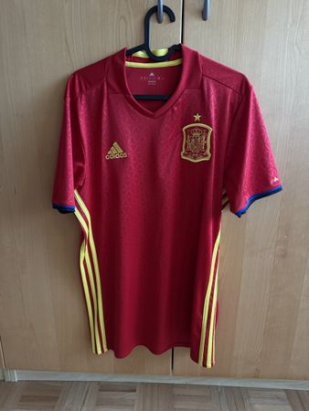 Rot/Gelb Adidas Spanien Trikot Gr. M 