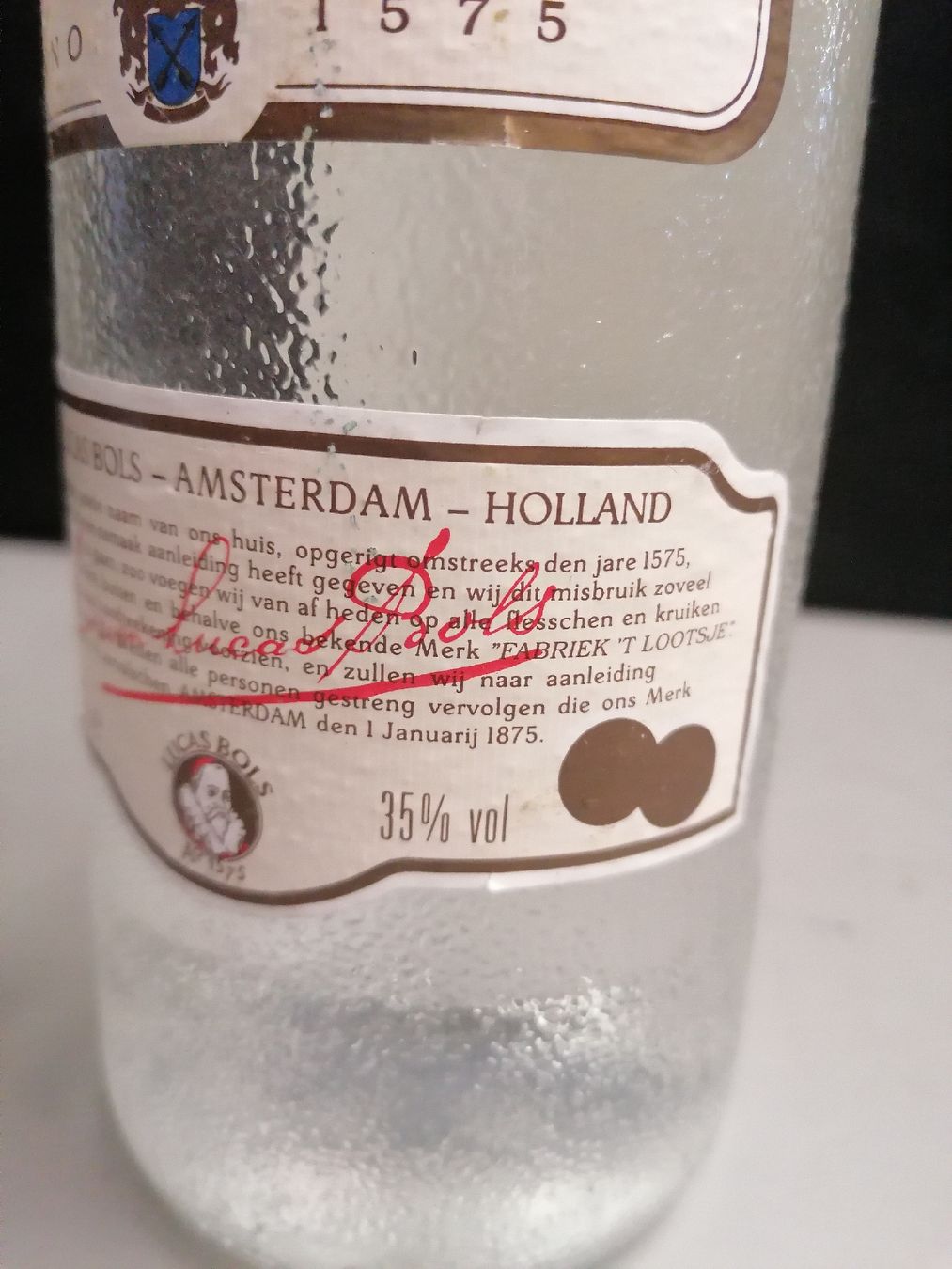 Bevande alcoliche: Jenever "Jonge Bols" 35% - 1L  – Usato da Genève venduto da Leboucheoreilles 4
