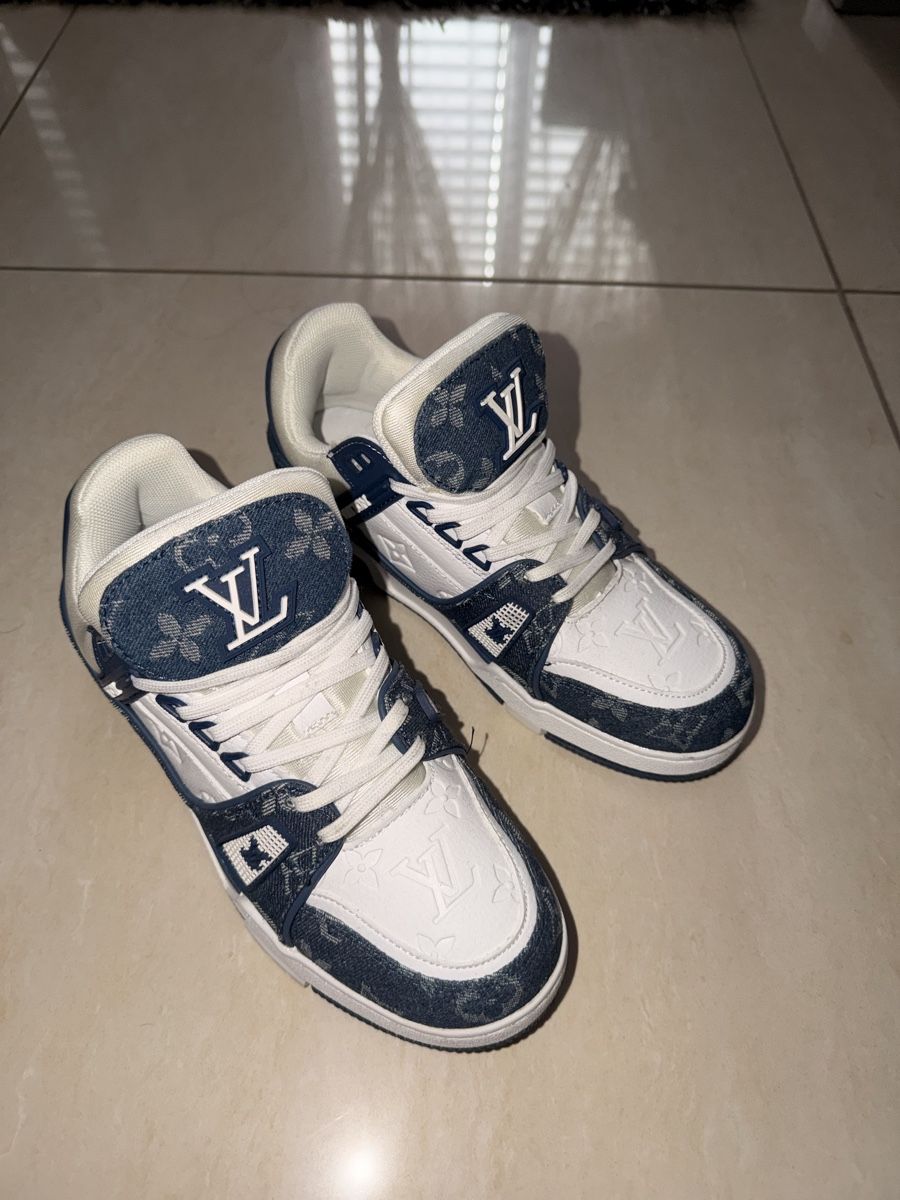 Scarpe da uomo: Louis Vuitton Sneaker Trainer blau weiss – Nuovo (secondo la descrizione) da Niederlenz venduto da fiz_87fv 1