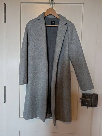 Zara Übergangsmantel Gr. S  Grau meliert 