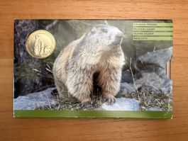 Münzsatz Schweiz 2010 "Schweizer Nationalpark" Stempelglanz