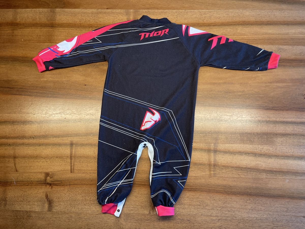 Pigiama & Simili: THOR MX Strampler 6-12M schwarz/pink – Usato da Stans venduto da lion85 3